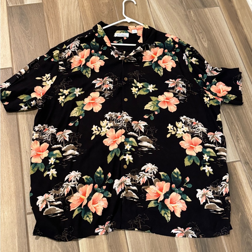 Caribbean 3xb button up
